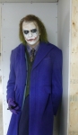 Custom wig for a Dark Knight Joker sculpture sculpture