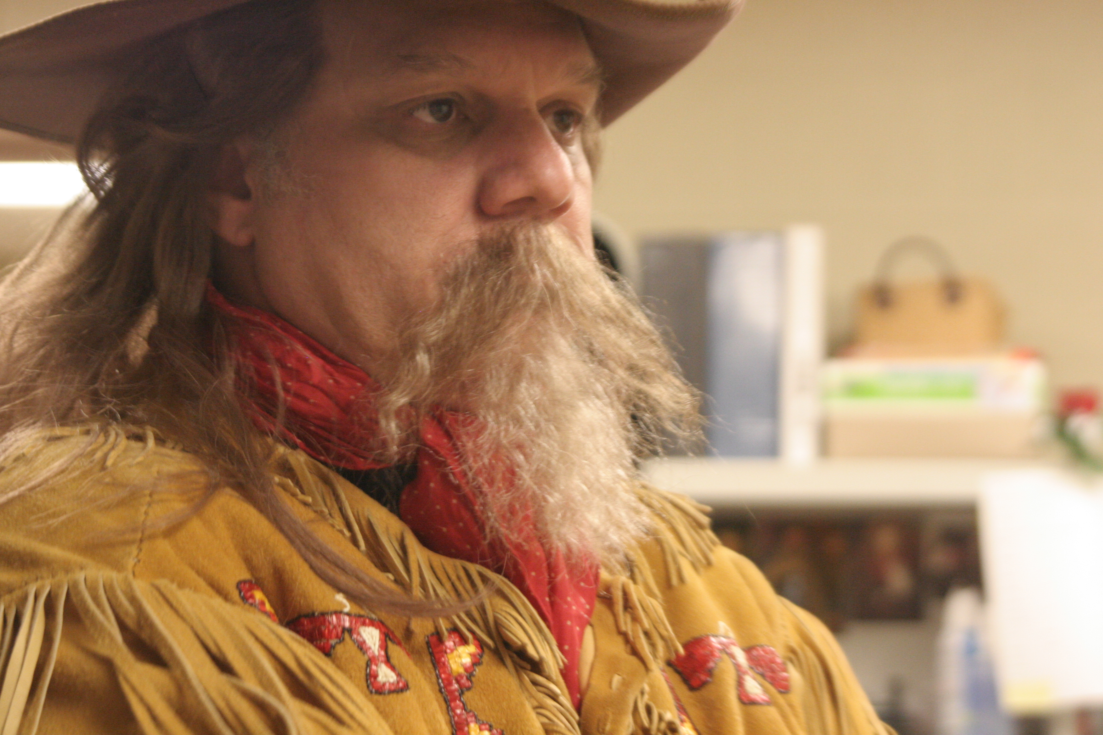 Barrett as Buffalo Bill