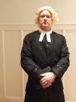 Hard front clergy wig