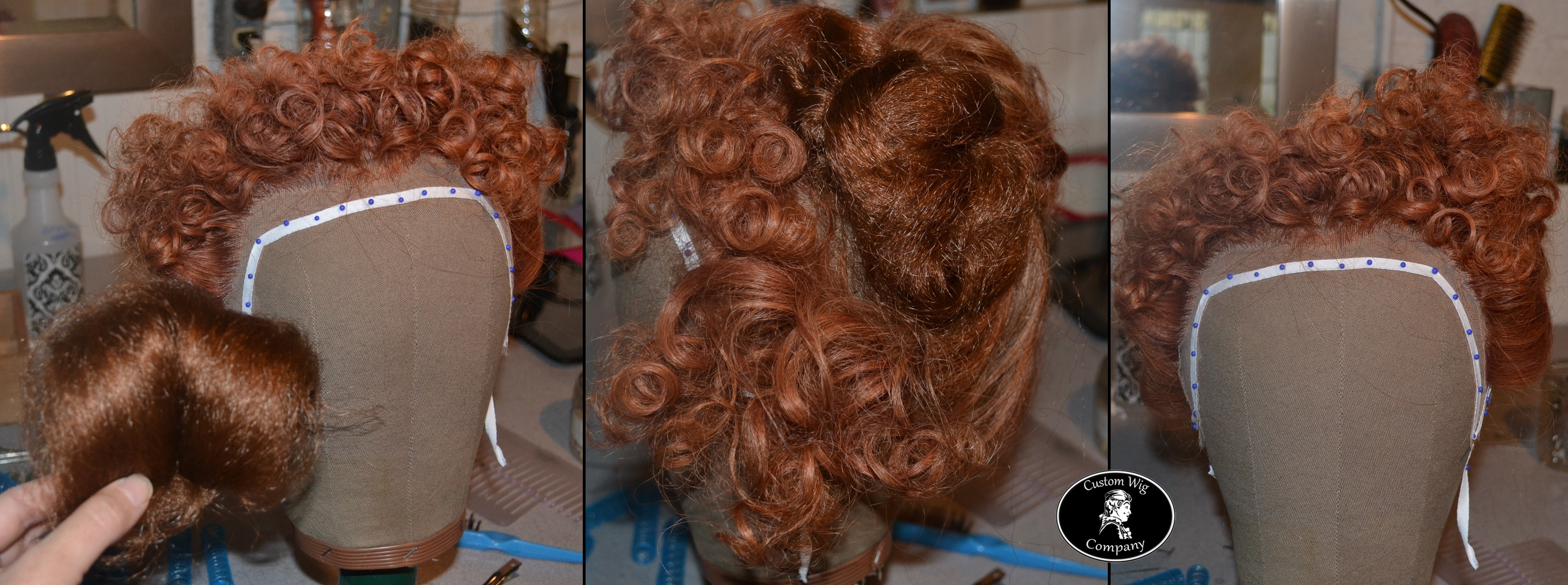 Pictorial Guide to Rollers - Elizabethan Hair Style - Custom Wig Company
