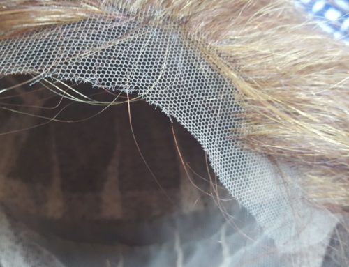 How to trim lace on a custom wig