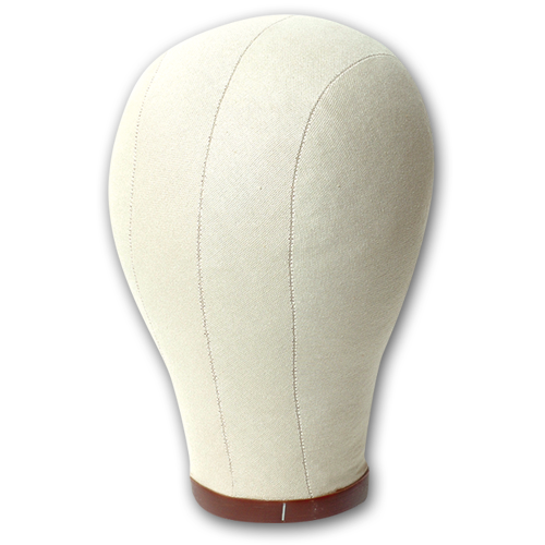 canvas wig block, wig head, canvas wig head