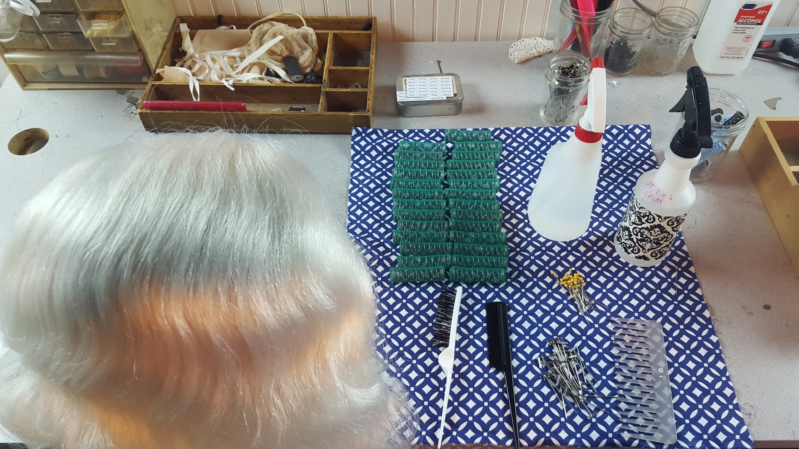 Caring for a custom wig