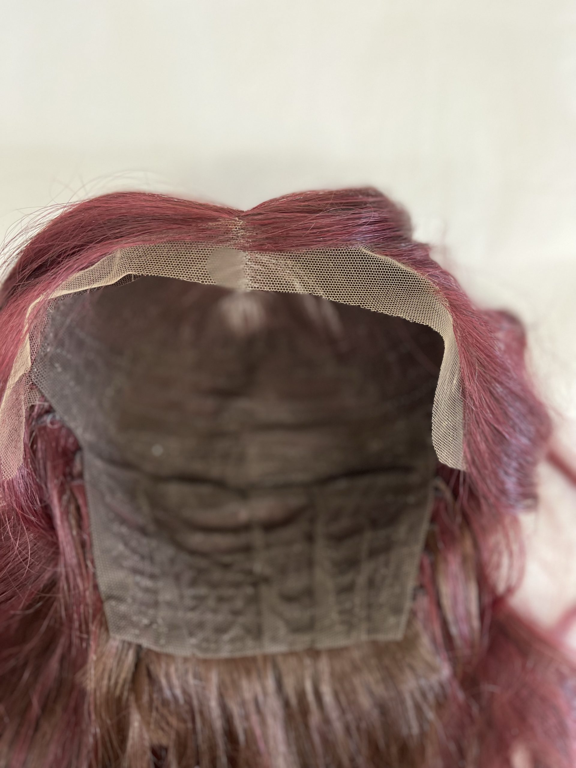 Canvas Wig Block for Wig Styling or Storage